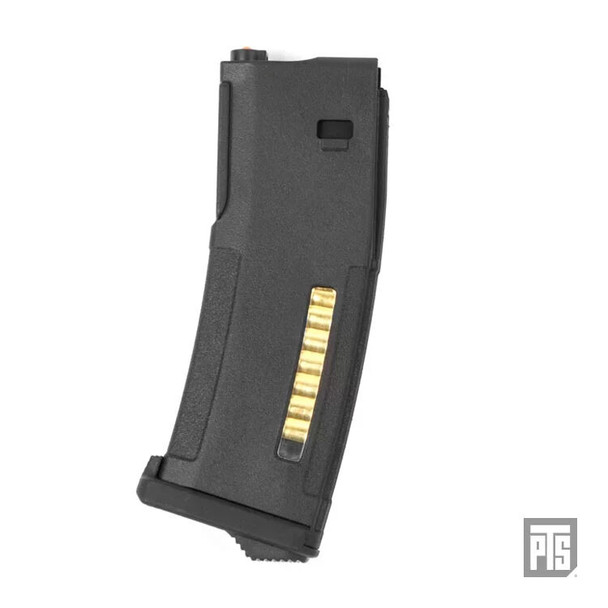 PTS EPM for Tokyo Marui Recoil Shock M4/SCAR/416D Airsoft Rifle Spring Magazine 120 Rounds in Black
