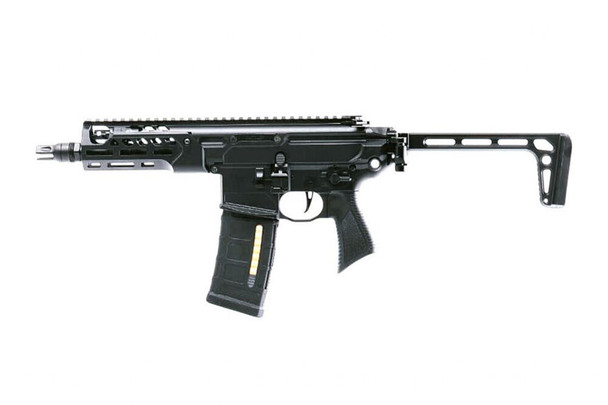 Salvo Precision G104-3C MCX Rattler LT 6.75" MWS Gas Blowback Airsoft Rifle in Black