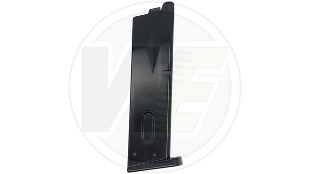 WE 25 Rounds Gas Blowback Airsoft Pistol Magazine for M9 Series - Green Gas  in Black