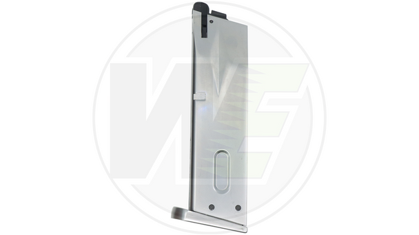 WE 25 Rounds Gas Blowback Airsoft Pistol Magazine for M9 Series - Green Gas in Silver
