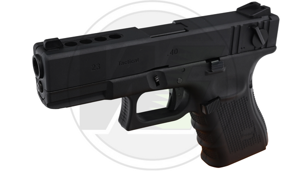 WE Tech EU23 Gen4 Gas Blowback Airsoft Pistol in Black