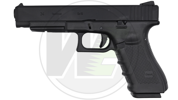 WE Tech EU34 Gen4 Gas Blowback Airsoft Pistol in Black