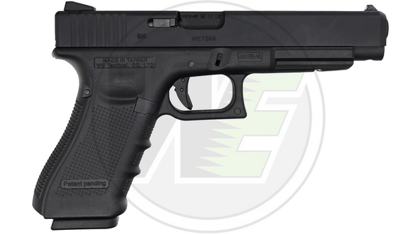 WE Tech EU34 Gen4 Gas Blowback Airsoft Pistol in Black