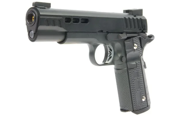 Ascend Airsoft KP1911 Custom Gas Blowback Airsoft Pistol in Black (AS-KP1101)