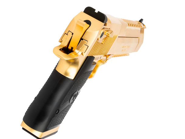 Cybergun Magnum Desert Eagle L6 50AE Gas Blowback Airsoft Pistol in Gold (Full Metal)