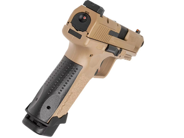 Cybergun CANiK TP9 Elite Combat Gas Blowback Airsoft Pistol in Desert Tan