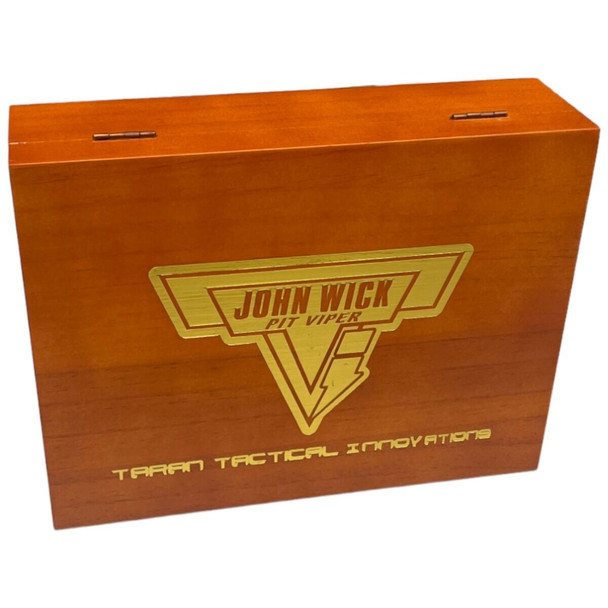 Double Bell 303+ John Wick 4 Series Gas Blowback Airsoft Pistol with Wooden Case in Back