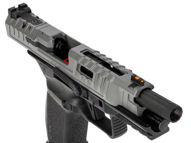 Cybergun CANiK SFx RIVAL Gas Blowback Airsoft Pistol in Dual Tone - Grey/ Black
