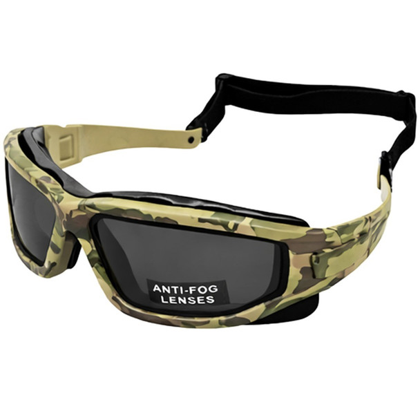 Nuprol - Defence Pro EN166 Anti-Scratch THERMAL Airsoft Eyewear in Camouflage/Smoked