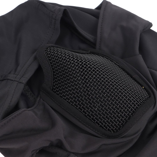 Nuprol - Tactical Balaclava Steel Mesh Lower Face Shield in Black