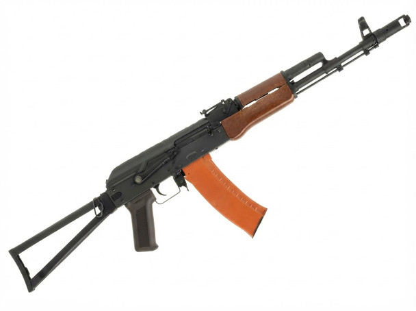 S&T AKS-74N AEG Sports Line Rifle with Side-Folding Stock in Faux Wood Finish