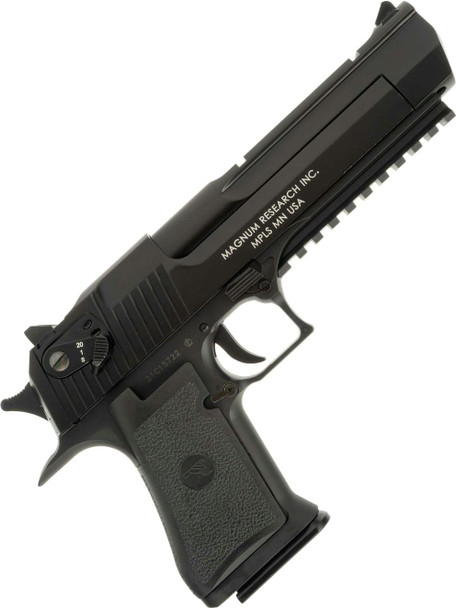 Cybergun Desert Eagle .50AE CO2 Gas Blowback Airsoft Pistol Railed with Full Auto in Black