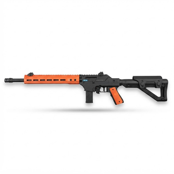 Vorsk VMP-2D Gas Blowback Airsoft Rifle with Adjustable Stock in Custom Orange (300FPS)