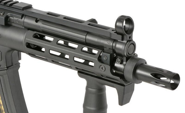 H&K MP5 RIS Full Metal AEG Airsoft Rifle with Eshooter ETU GEN-2 in Black