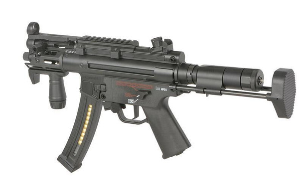H&K MP5 RIS Full Metal AEG Airsoft Rifle with Eshooter ETU GEN-2 in Black (CM041L)
