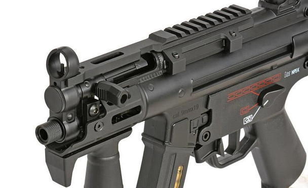 H&K MP5 RIS Full Metal AEG Airsoft Rifle with Eshooter ETU GEN-2 in Black (CM041L)