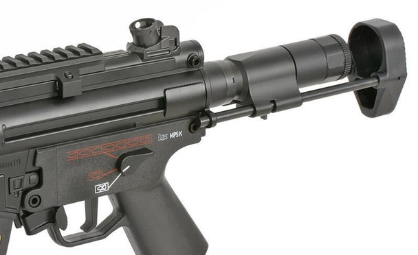 H&K MP5 RIS Full Metal AEG Airsoft Rifle with Eshooter ETU GEN-2 in Black (CM041L)