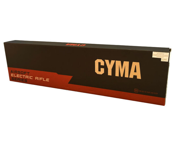 CYMA CM680G Platinum Tactical AK47 Airsoft Rifle with CQB M4 Stock in Black