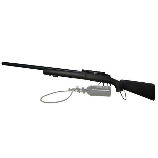ROSSI M24 D.STORM Airsoft Sniper Rifle with Raccoon HPA Conversion Kit in Black