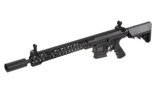 Secutor Rapax XXI M11 (DMR) AEG Airsoft Rifle with Adjustable Stock in Black