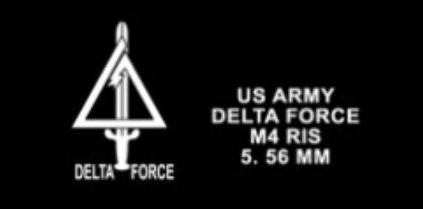 T&D Airsoft Silencer 14MM X 195MM X 35MM with Delta Force Design