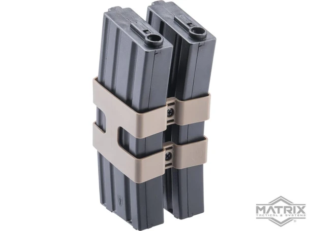 TDI Arms Dual Clamp for M4 / M16 Airsoft Magazines in Black
