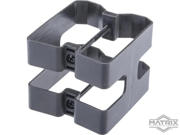TDI Arms Dual Clamp for M4 / M16 Airsoft Rifle Magazines in Black