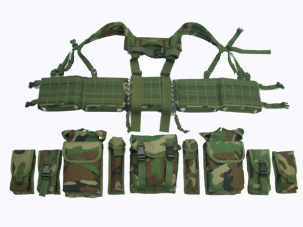 Guarder 1195G Modular Load Bearing Vest Woodland Camo