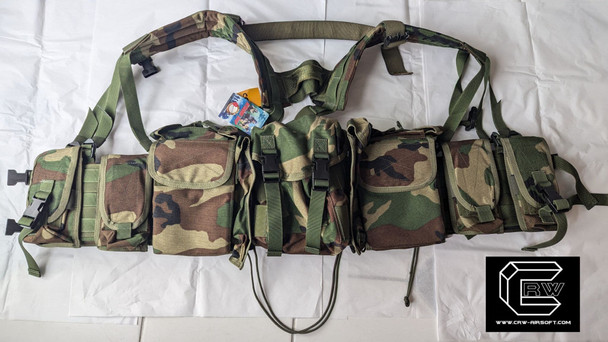 Guarder 1195G Modular Load Bearing Vest Woodland Camo