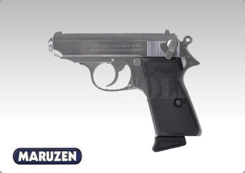 Maruzen Walther PPK/S Silver Airsoft GBB Pistol