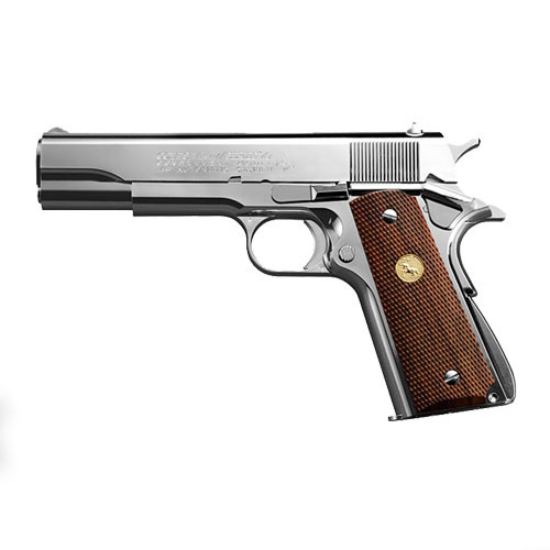 Tokyo Marui Colt 1911 Series 70 Nickel Finish GBB Pistol