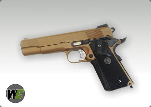 WE MEU Tan GBB Pistol