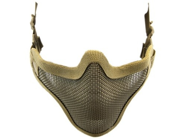Nuprol Airsoft Mesh Lower Face Shield V1 in Desert Tan