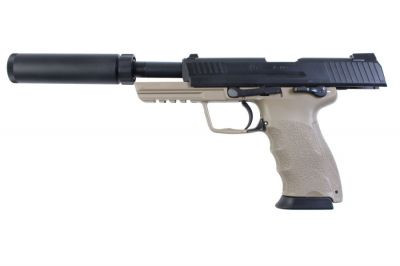 Tokyo Marui HK45 Tactical GBB Airsoft Pistol w/ Silencer Black