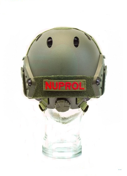 Nuprol Fast Railed Helmet Green