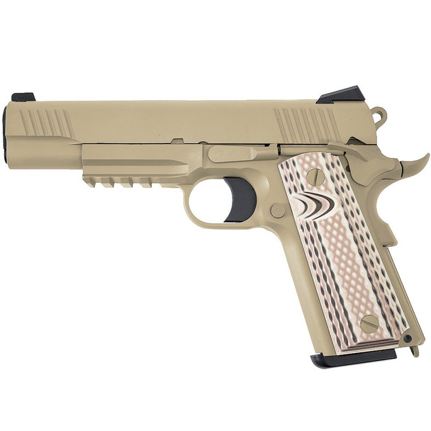 WE Tech M45A1 Full Metal GBB Pistol in Tan