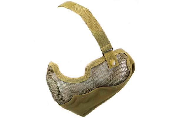 Nuprol Airsoft Mesh Lower Face Shield V2 in Desert Tan