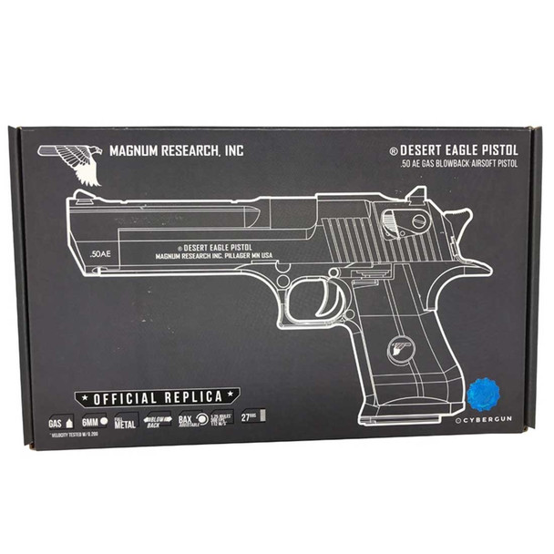 Cybergun Magnum Research Inc. Desert Eagle 50AE GBB Pistol Black
