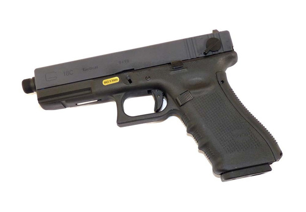 WE Glock 18C Gen 4 Airsoft Gas Blowback GBB Pistol (Black)
