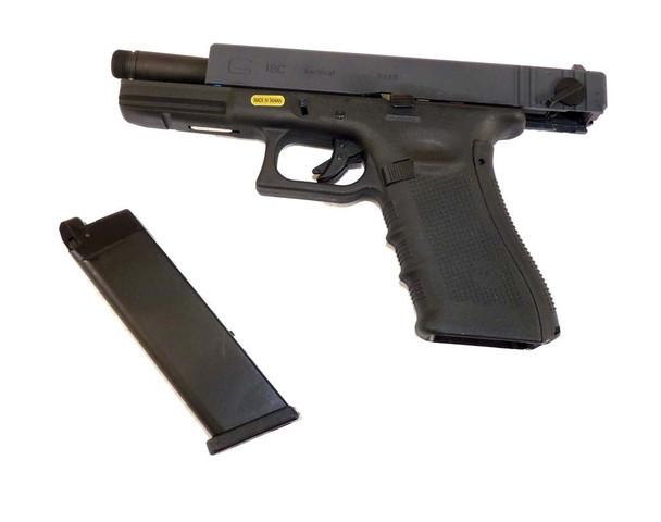 WE Glock 18C Gen 4 Airsoft Gas Blowback GBB Pistol (Black)