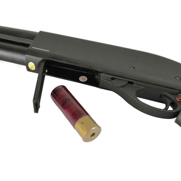 Golden Eagle M870 Breacher Tri-Shot Airsoft Gas Pump Action Shotgun