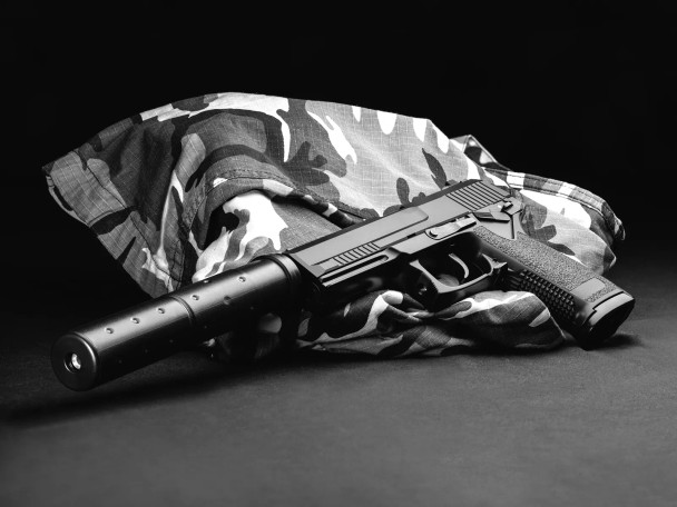 ASG Socom Mk23 Airsoft Pistol Full Set Gas Non-Blowback