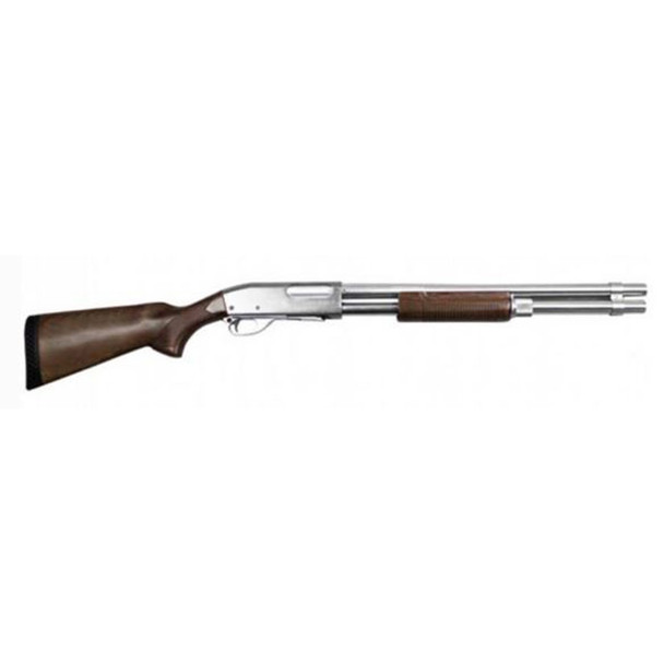 S&T M870 Marine Stainless Airsoft Spring Shotgun (Wood & Metal)