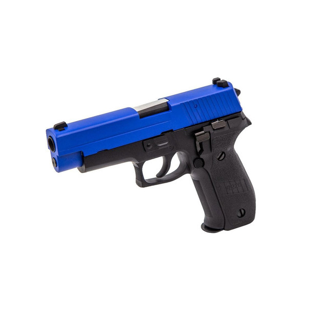 Raven R226 Sig Sauer P226 Non-Railed Dual Tone Airsoft Gas Blowback Pistol (Blue)
