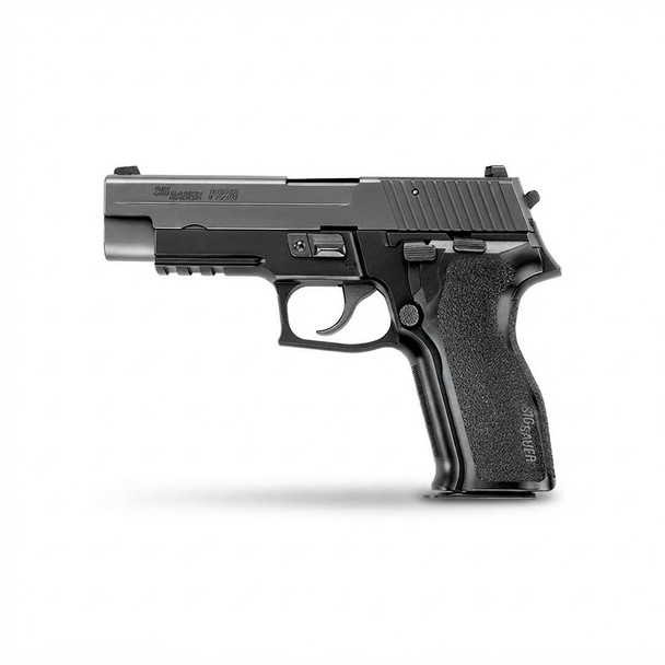 Side profile view of the Tokyo Marui Sig Sauer P226 E2 GBB Airsoft Pistol on a white background.