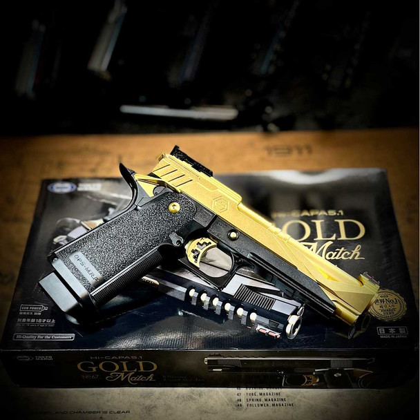 Wolf Armouries Custom (Tokyo Marui) Hi-CAPA 5.1 Gold Match GBB Airsoft Pistol