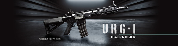 Tokyo Marui URG-I 11.5" Sopmod Block 3 NGRS Next Gen Recoil System EBB Airsoft Rifle - Black