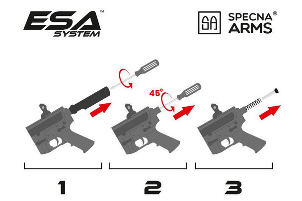 Specna Arms SA-E03 EDGE River Rock Arms Carbine in Tan