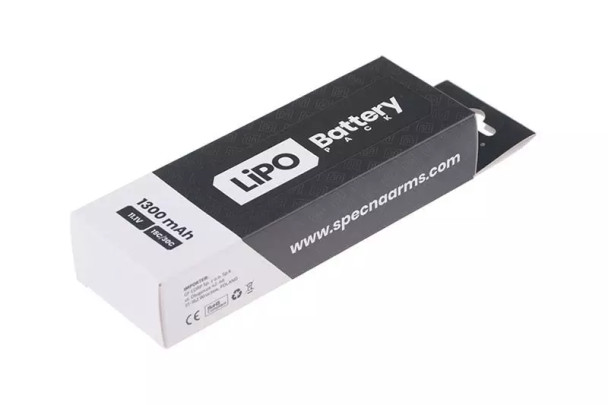Specna Arms LiPo 11,1V 1300mAh 15/30C Battery - Butterfly Configuration (SPE-06-022016) Specna Arms LiPo 11,1V 1300mAh 15/30C Battery - Butterfly Configuration (SPE-06-022016)