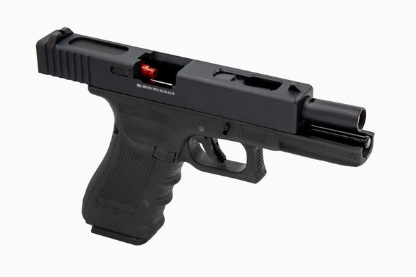 Raven EU18 Gas Blowback Airsoft Pistol in Tactical Black